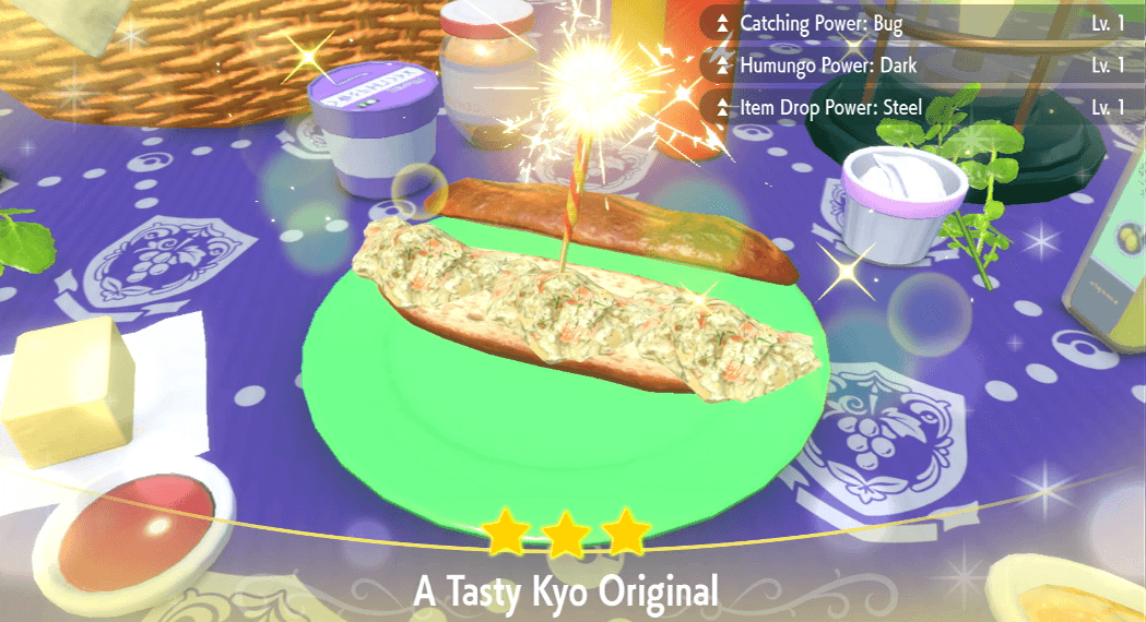 Humungo Power Dark Potato Salad Sandwich Lv. 1 - Pokemon Scarlet and Violet (SV)