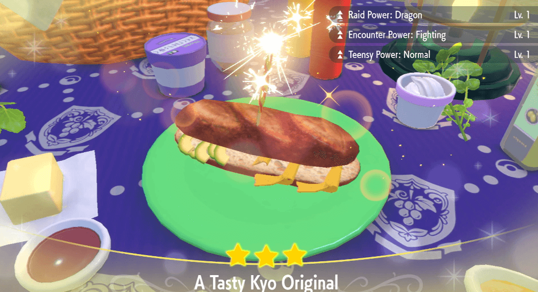 Teensy Power Normal Avocado Sandwich Lv. 1 - Pokemon Scarlet and Violet (SV)