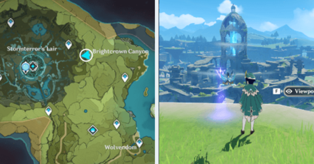 Genshin - Viewpoint in StormTerror