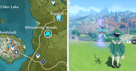 Genshin - Viewpoint in Mondstadt (City)