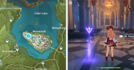 Genshin - Viewpoint in Mondstadt (City)