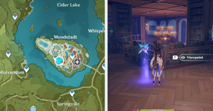 Genshin - Viewpoint in Mondstadt (City)