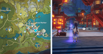 Genshin - Viewpoint in Liyue Harbor