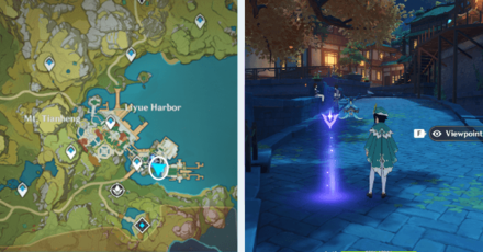 Genshin - Viewpoint in Liyue Harbor