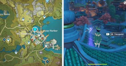 Genshin - Viewpoint in Liyue Harbor