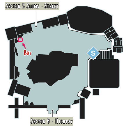 Crisis Core Final Fantasy VII Reunion - Number-Guessing Game Map Location