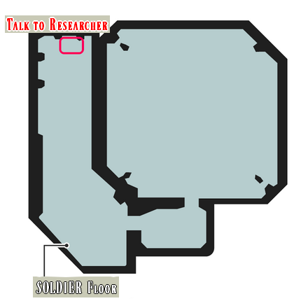 Crisis Core Final Fantasy VII Reunion - Squatting Minigame Map Location