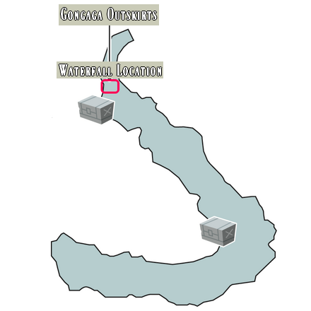 Crisis Core Final Fantasy VII Reunion - A Cascade of Treasure Map Location