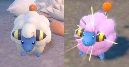 Pokemon Scarlet and Violet - Mareep difference