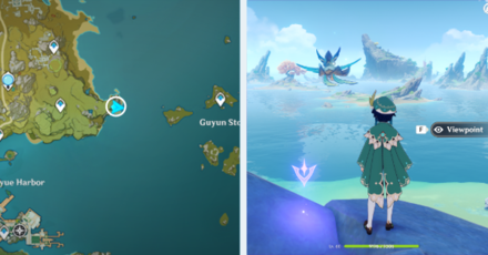 Genshin - Viewpoint in Guyun Stone Forest