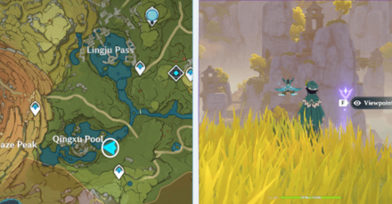 Genshin - Viewpoint in Qingxu Pool