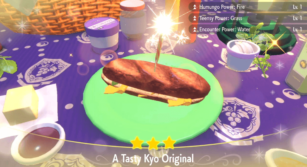 Teensy Power Grass Cheese Sandwich Lv. 1 - Pokemon Scarlet and Violet (SV)