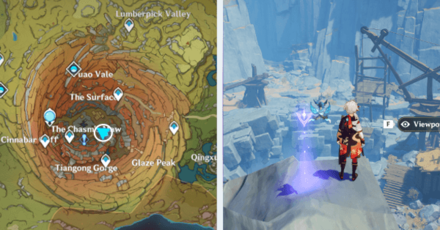 Genshin - Viewpoint in The Chasm