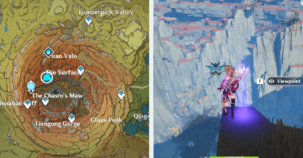 Genshin - Viewpoint in Fuao Vale