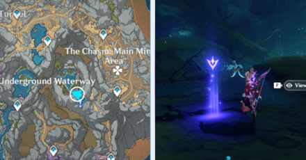 Genshin - Viewpoint in Underground Waterway