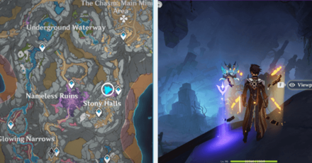 Genshin - Viewpoint in Stony Halls