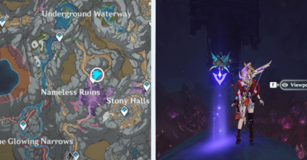Genshin - Viewpoint in Nameless Ruins