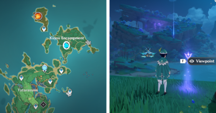 Genshin - Viewpoint in Kannazuka