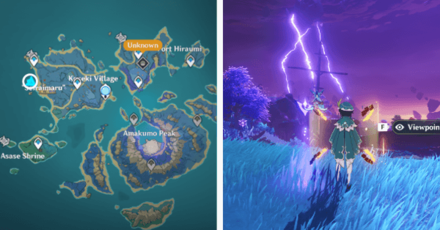 Genshin - Viewpoint in Seirai Island