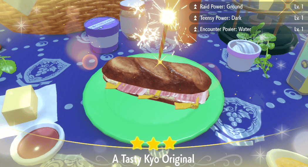Teensy Power Dark Prosciutto Sandwich Lv. 1 - Pokemon Scarlet and Violet (SV)