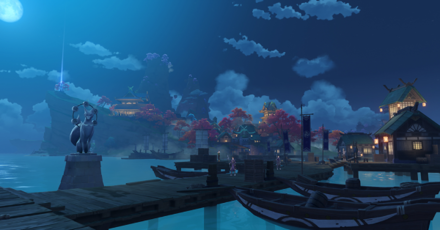 Genshin - Inazuma Viewpoint - Ritou, Narukami Island