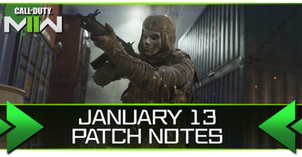Modern Warfare 2 - January 13 Patch Notes Banner