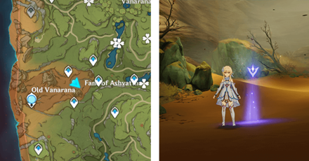 Genshin - Viewpoint in Old Vanarana