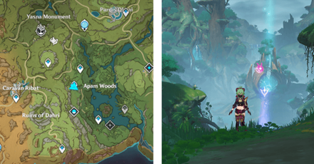 Genshin - Viewpoint in Apam Woods