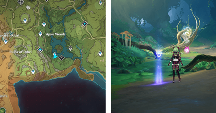 Genshin - Viewpoint in Apam Woods