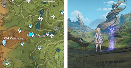 Genshin - Viewpoint in Old Vanarana