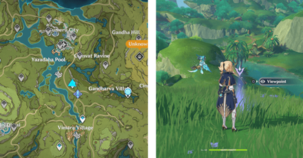 Genshin - Viewpoint in Sumeru City