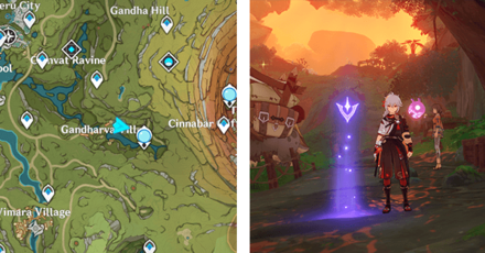 Genshin - Viewpoint in Ghandarva Ville