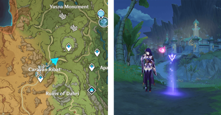 Genshin - Viewpoint in Caravan Ribat