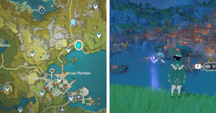 Genshin - Viewpoint in Liyue Harbor