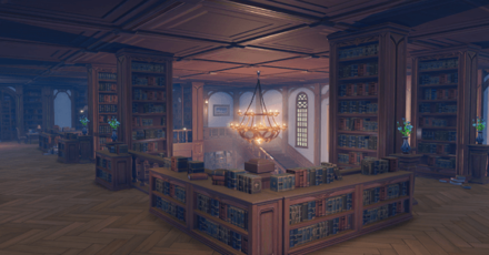Genshin - Mondstadt Viewpoint - Knights of Favonius - Library