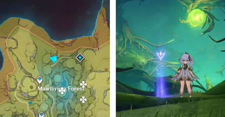 Genshin - Viewpoint in Mawtiyima Forest