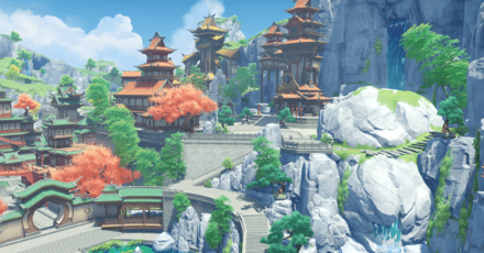 Genshin - Liyue Viewpoint - Yujing Terrace