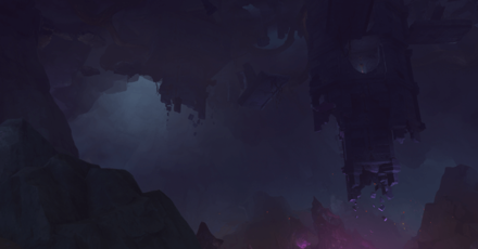 Genshin - Chasm Mines Viewpoint - The Inverted City