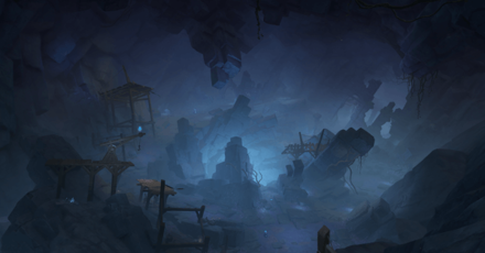 Genshin - Chasm Mines Viewpoint - Crystal Fragment