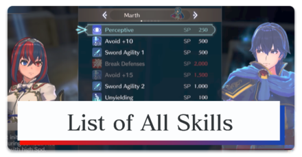 Fire Emblem Engage - List of All Skills