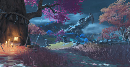 Genshin - Inazuma Viewpoint - Overlooking Serpent Head