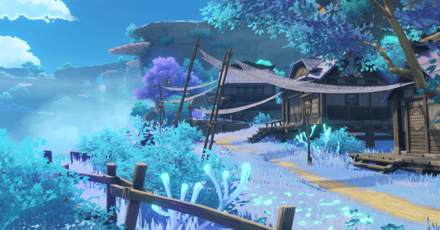Genshin - Inazuma Viewpoint - Village of the People of the Deep