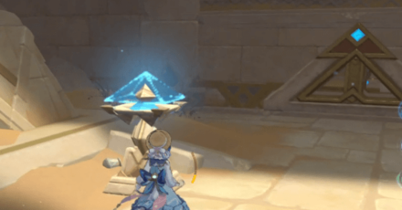 Genshin - The Temple Where Sand Flows Like Tears - Activate the device, and in turn, another machine somewhere 2-6