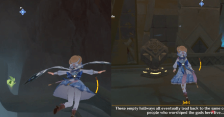 Genshin - The Temple Where Sand Flows Like Tears - Look for a way back to the temple 1-3