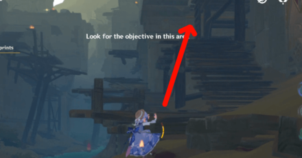 Genshin - The Temple Where Sand Flows Like Tears - Investigate the opposing Eremite