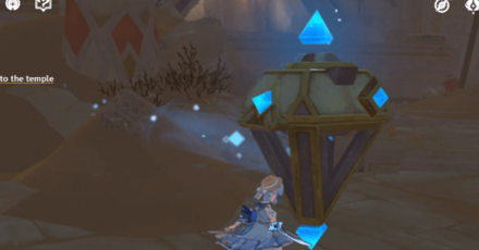 Genshin - The Temple Where Sand Flows Like Tears - Look for a way back to the temple 2-1