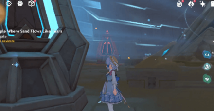 Genshin - The Temple Where Sand Flows Like Tears - Scatter the dust around the sealing machine