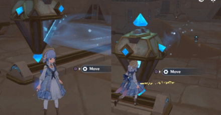 Genshin - The Temple Where Sand Flows Like Tears - Activate the device, and in turn, another machine somewhere 2-2