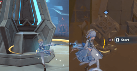 Genshin - The Temple Where Sand Flows Like Tears - Open the gate