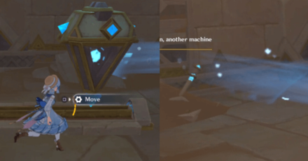 Genshin - The Temple Where Sand Flows Like Tears - Activate the device, and in turn, another machine somewhere 2-3